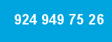 924 949 75 26 924 949 75 26